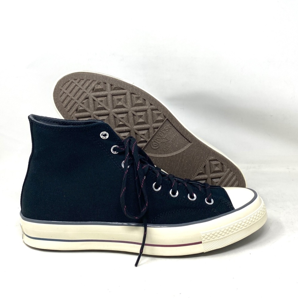 Converse Chuck 70 High Women's Casual Shoes Black Gray Canvas Sneakers A02758C - Picture 7 of 9